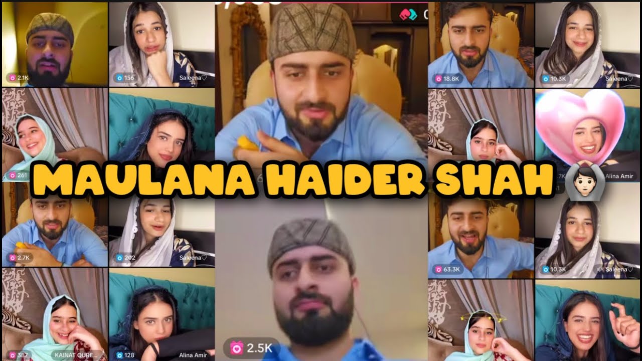 Haider Shah live with saleena and Kainat Qureshi ❤️