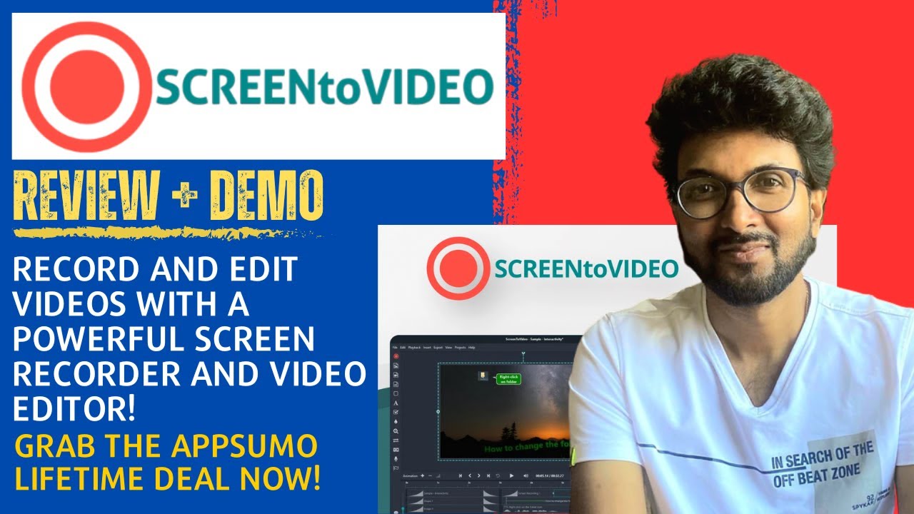 ScreenToVideo Review + Demo &ndash; Record & edit videos with a powerful screen recorder and video editor!