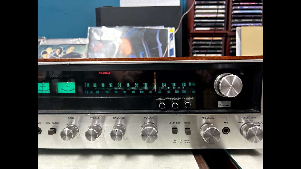 O Rei do Som - Receiver Sansui Model 5050