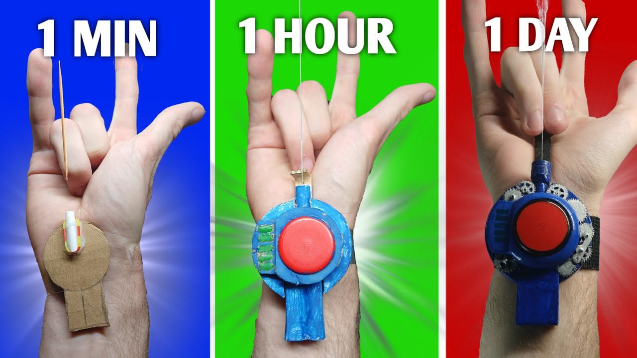 Web Shooter in 1 Minute, 1 Hour, and 1 Day