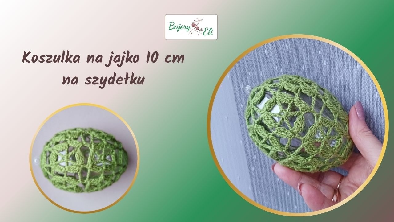 Koszulka na jajko 10 cm na szydełku – jak zrobić krok po kroku (tutorial)