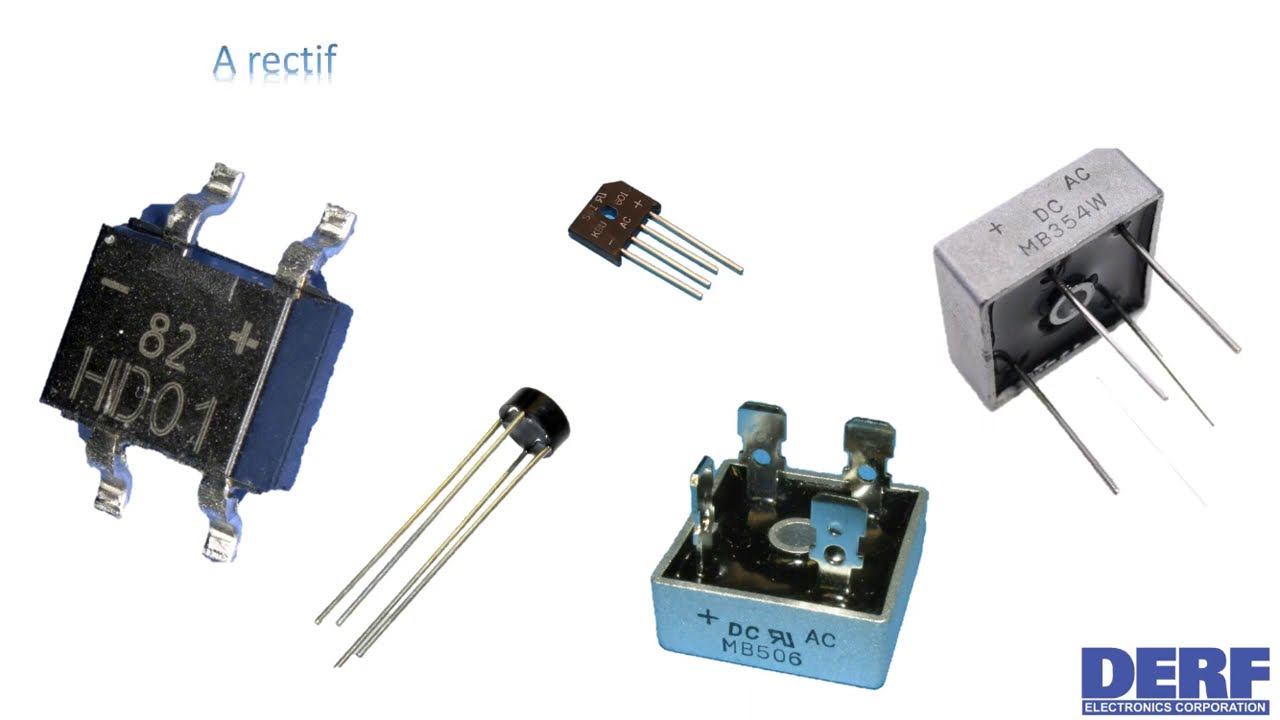 How a Bridge Rectifier works - Step by step Tutorial - DERF Electronics