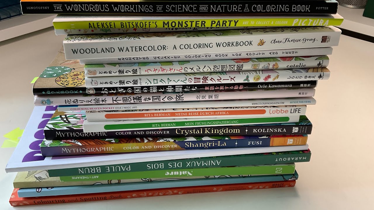 What’s in my colouring bag for May 2024? | Adult Colouring