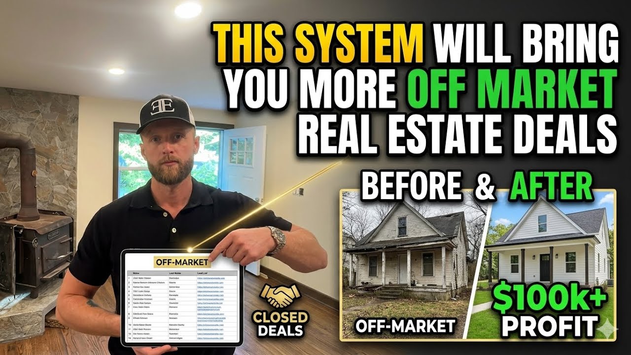 Finding Off Market Deals Like This Is The Real Secret To Real Estate (Full House Flip Breakdown)
