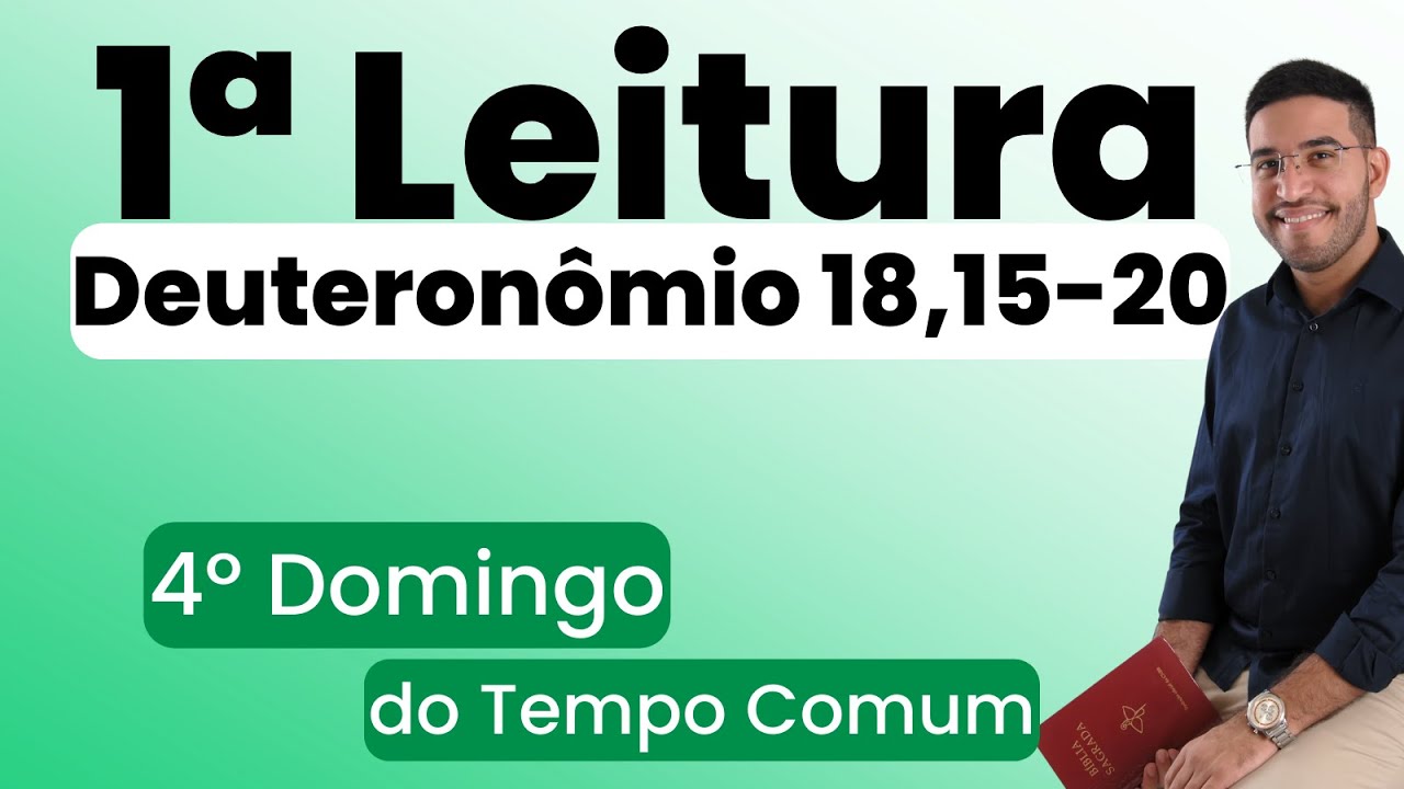 Primeira Leitura | Deuteronômio 18,15-20 | 4º Domingo do Tempo Comum | 28/01/2024