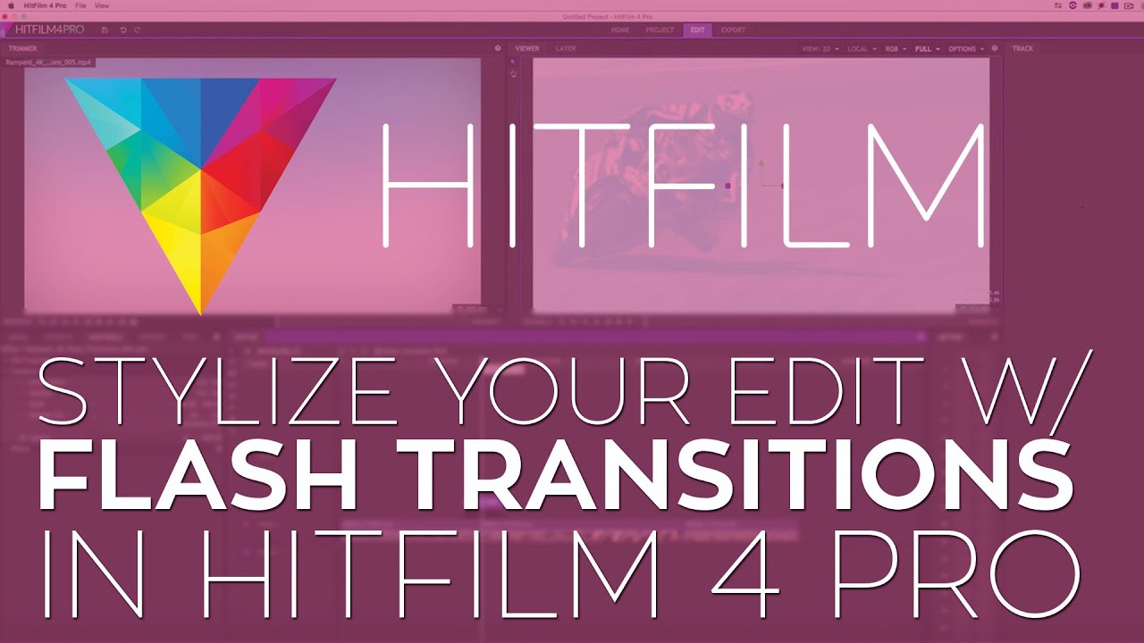 Use Flash Transitions to Stylize Your Edit in HitFilm 4 Pro