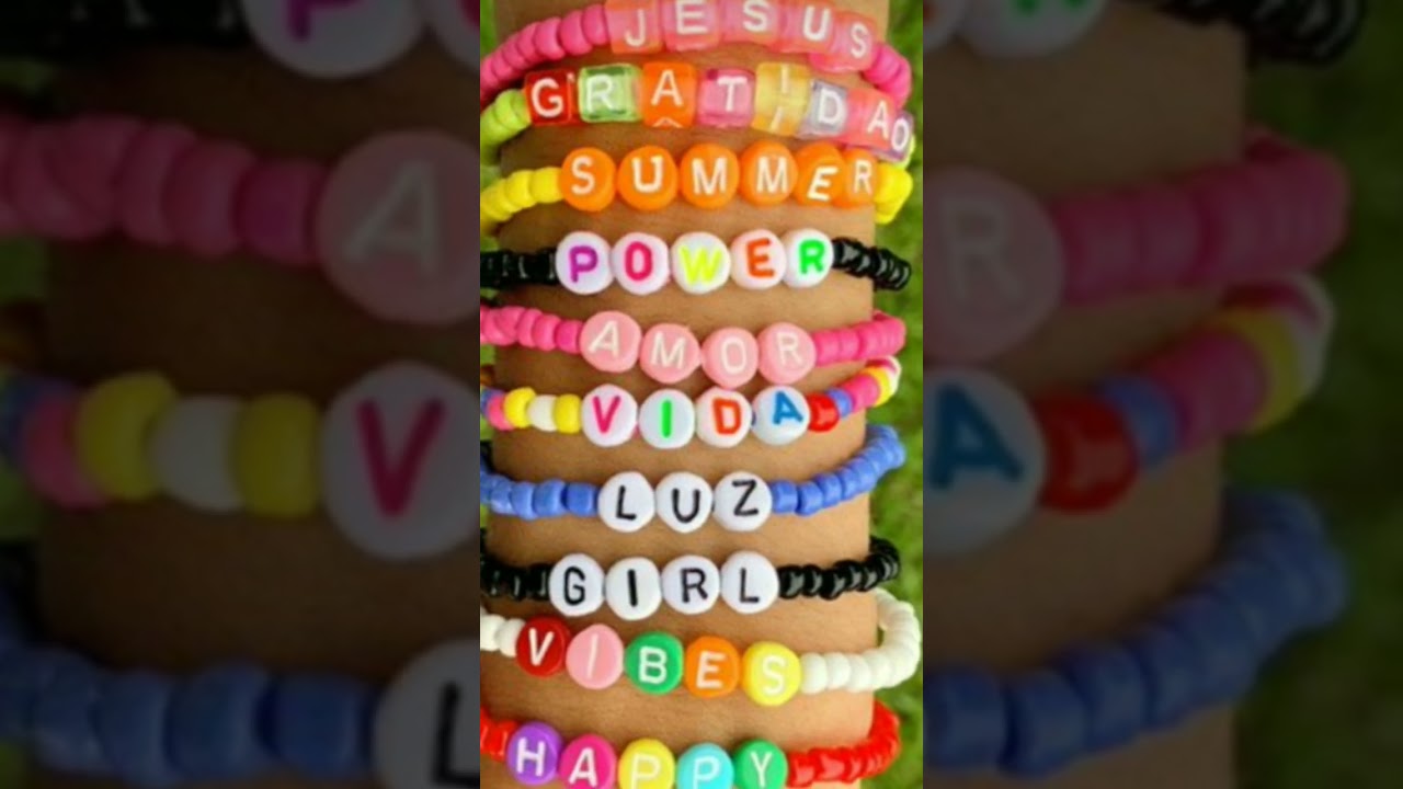 ideias de pulseira para fazer no T&eacute;dio #pulseiras #shorts