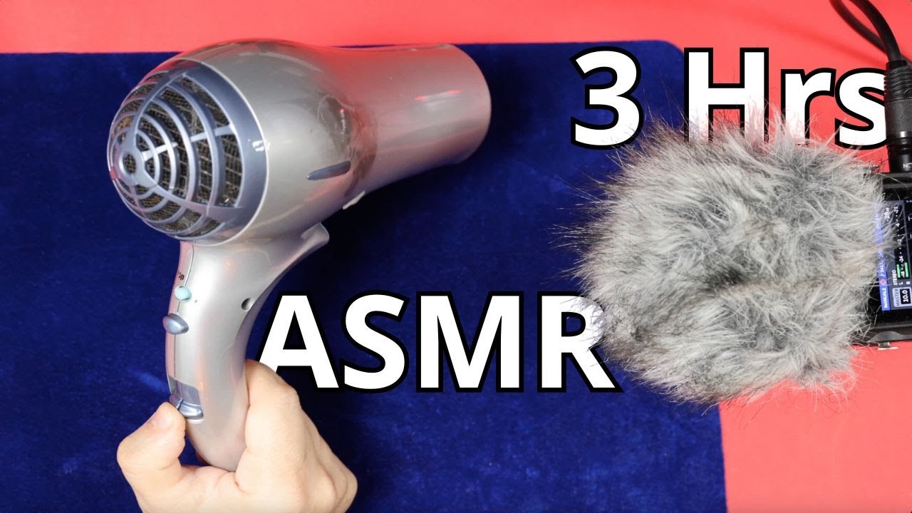 ASMR с шумом фена и белым шумом для расслабления разума