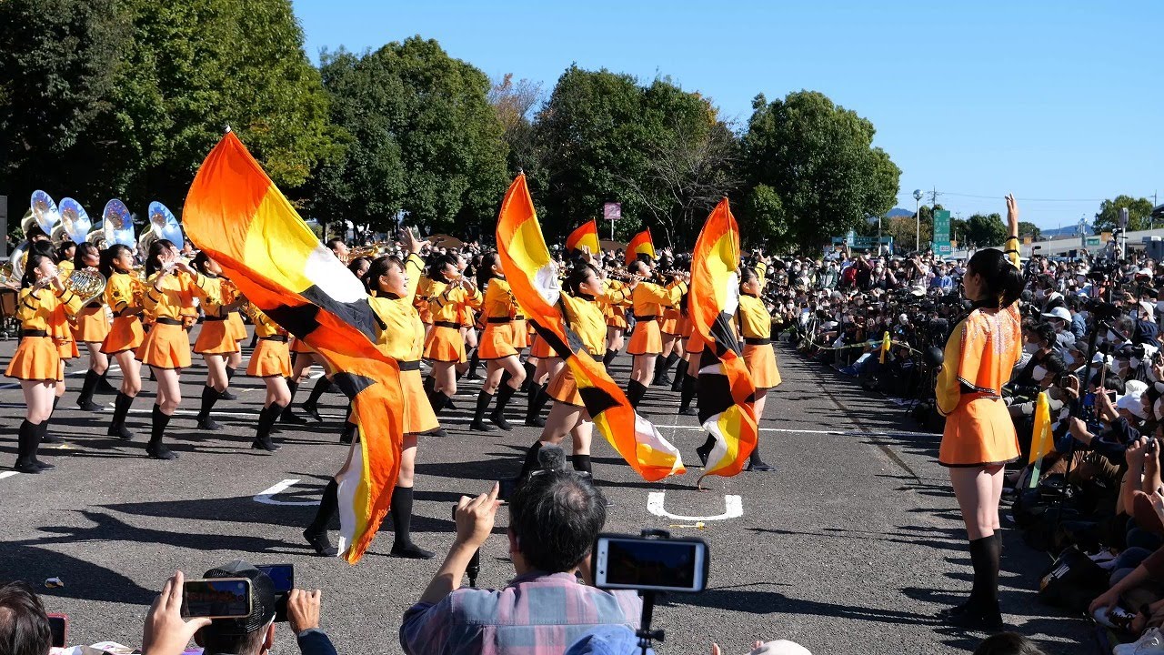 京都橘高校吹奏楽部　PARADE＆KITCHEN inふそう 70th ドリルステージ / Kyoto Tachibana SHS Band
