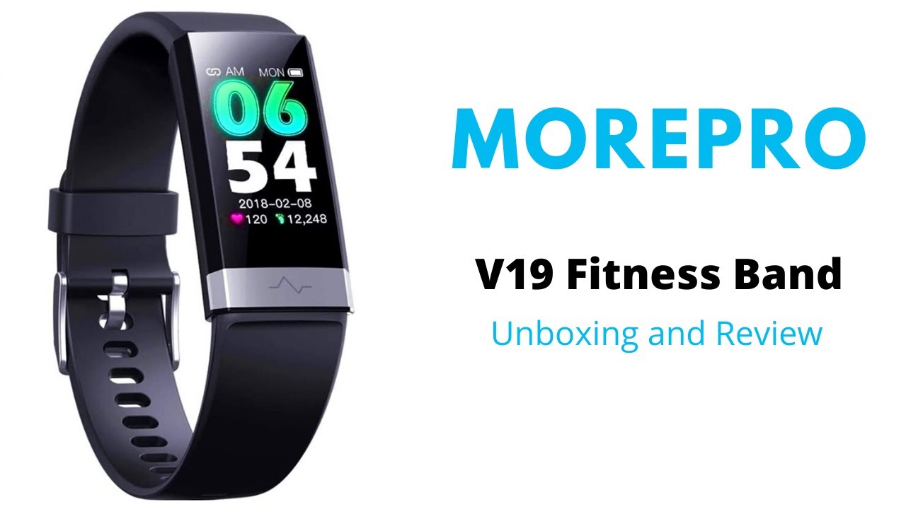 MorePro V19 ECG Fitness Band - Review and App Overview