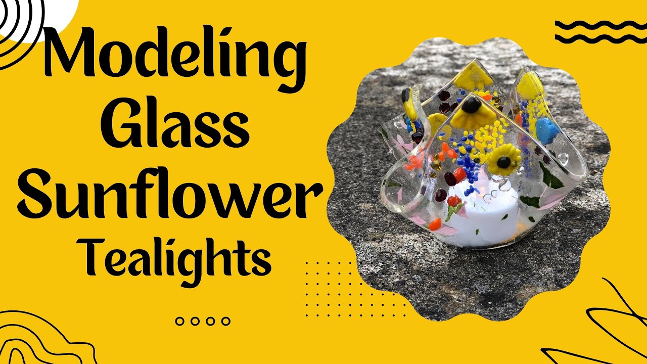 Modeling Glass Sunflower Tealight Holders and Heart Wall Plaque