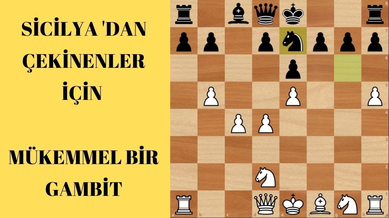 SİCİLYA SAVUNMASINI MAHVETMENİZİ SAĞLAYACAK AŞIRI SALDIRGAN GAMBİT!