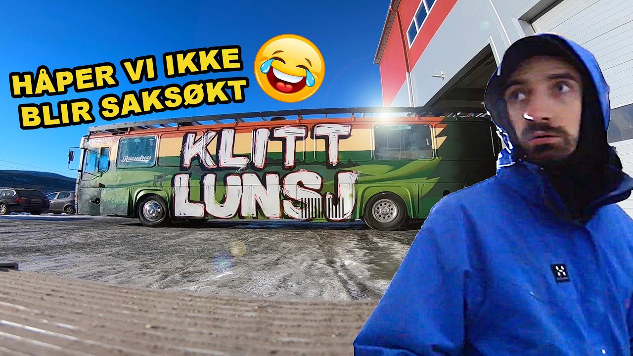Sprayer KVIKKLUNSJ p&aring; en HEL russebuss!