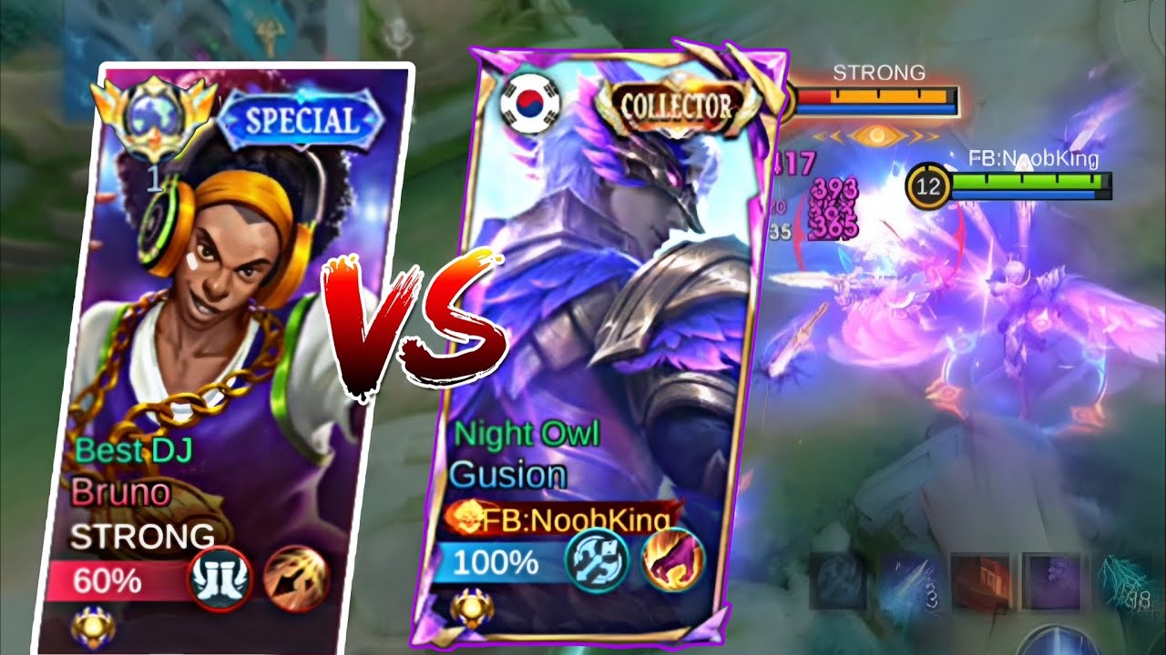 I met Top 1 Bruno In Rank Game | My gusion is so insane!🔥