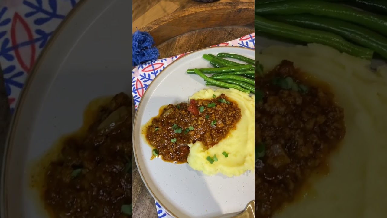 Mashed potatoes and ground beef #food #foryou #recipes #dinner #cookingchannel