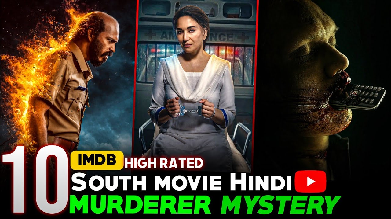 Top 10 new south indian suspense thriller movies in hindi 2025| investigation thriller movies