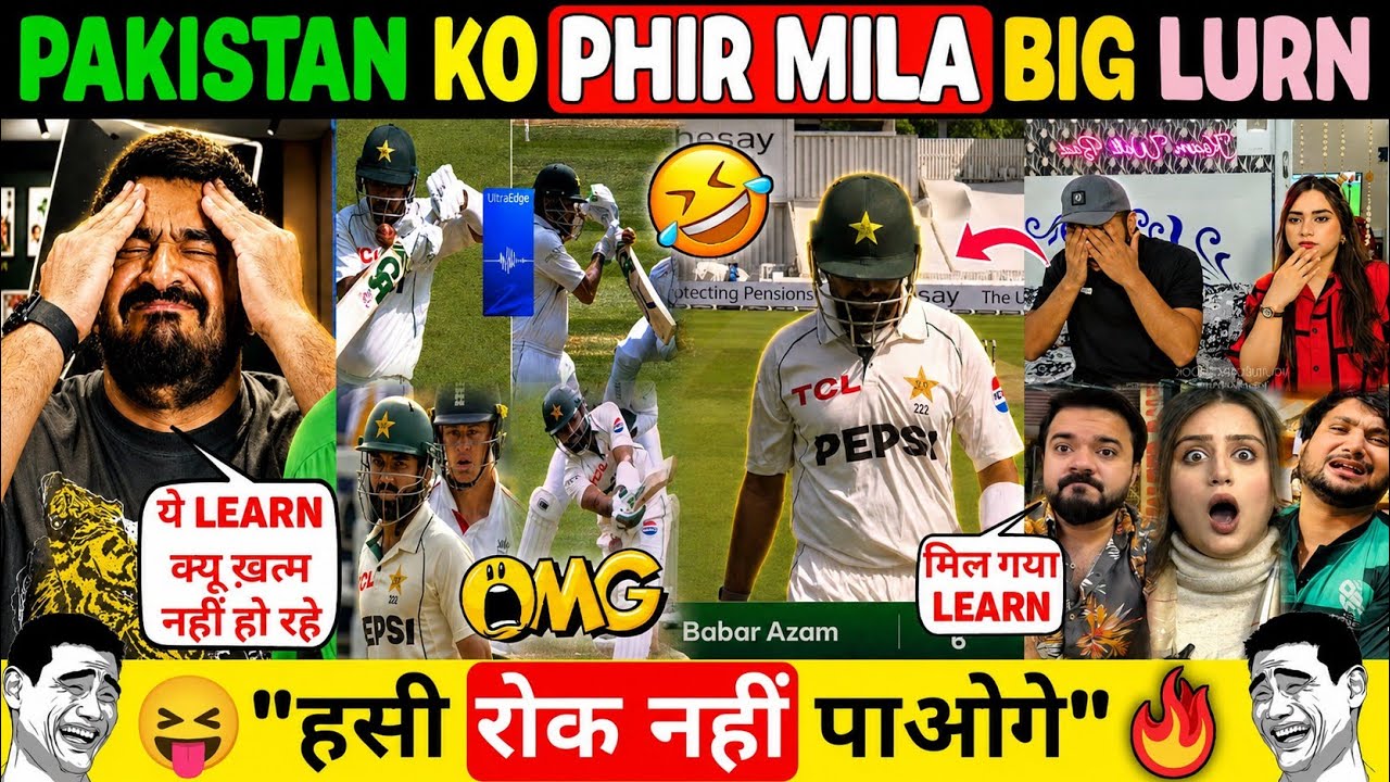  😂 Pak Media Crying After England Beat Pakistan Again 🤣 Pak vs Eng Test 😂 Babar Flop Again