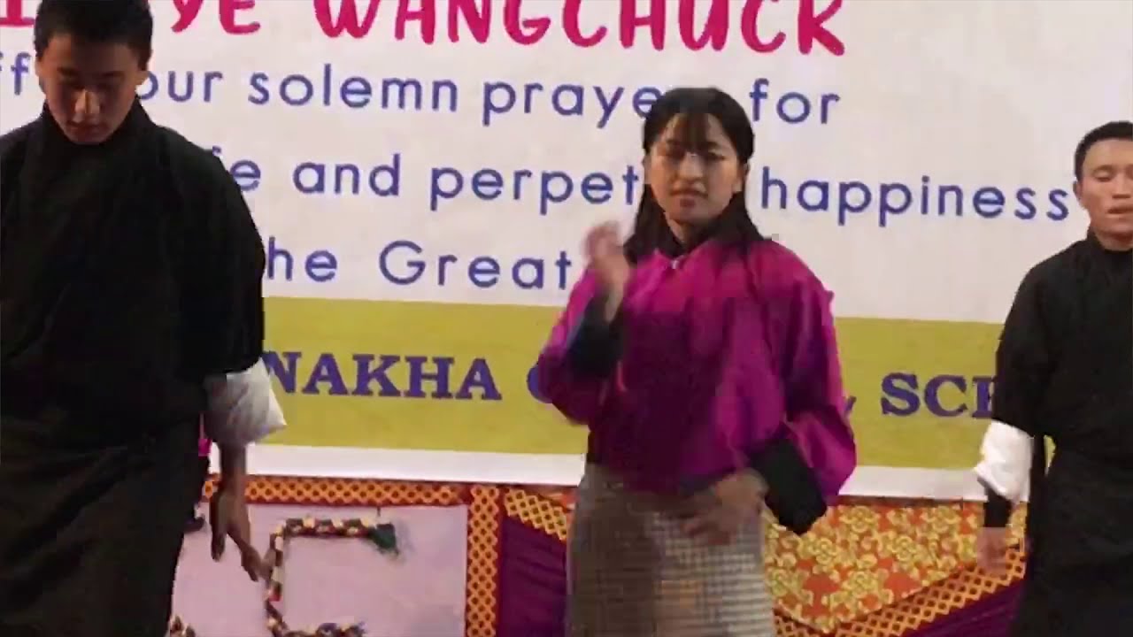 Namkhai Bulo Dance by Punakha Central School Lekeythang. Uploaded by YOENTEN PELZANG