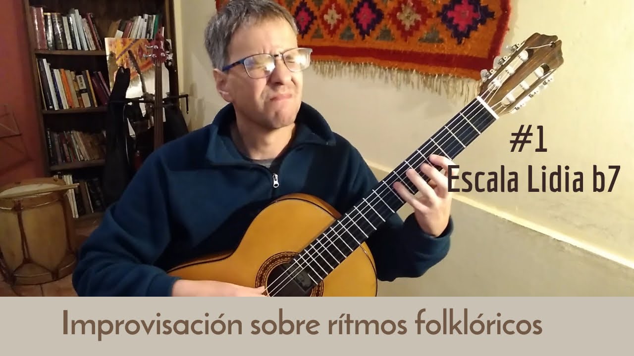 Improvisación sobre rítmos folklóricos #1 - Escala Lidia b7 -