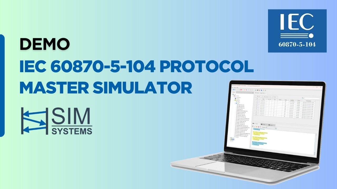 Simulador de protocolo IEC 60870-5-104 modo master