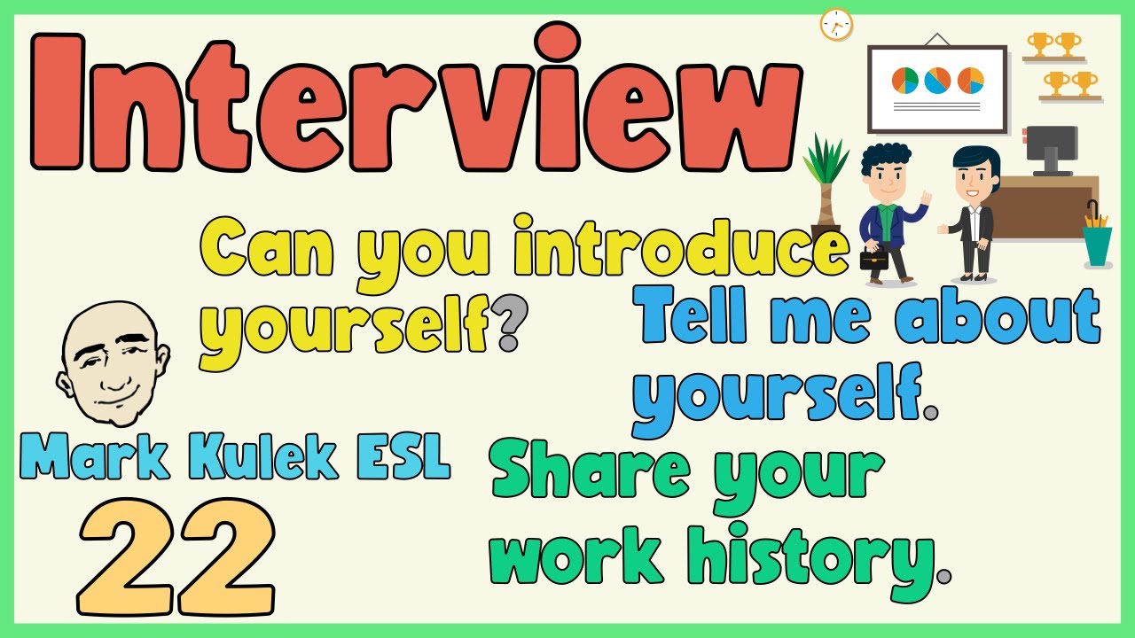 Interviewing People | English speaking practice - Mark Kulek ESL