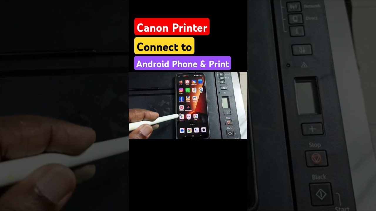 Canon Printer | How to Connect to Android Phone and Print Wirelessly