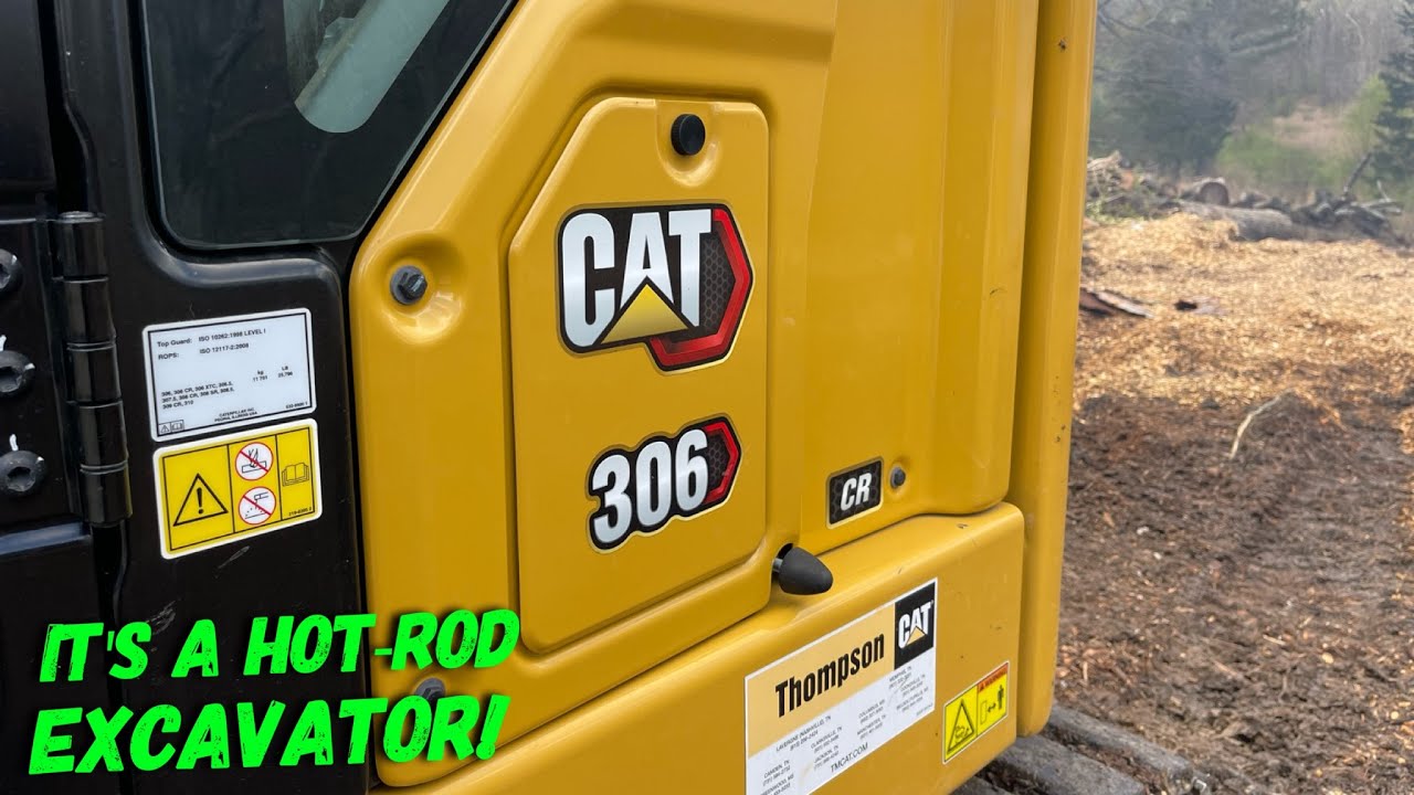 Caterpillar 306 mini excavator! 💪🏻
