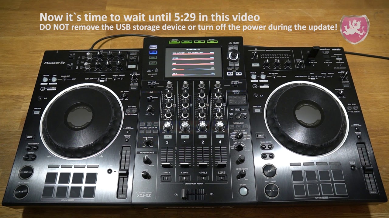 Firmware Update Pioneer XDJ XZ - Version 1.26 11 April 2024