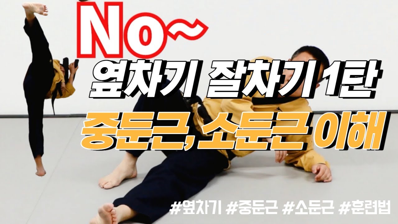 옆차기 잘 차고 싶어? 이것만 알면 끝~  1탄