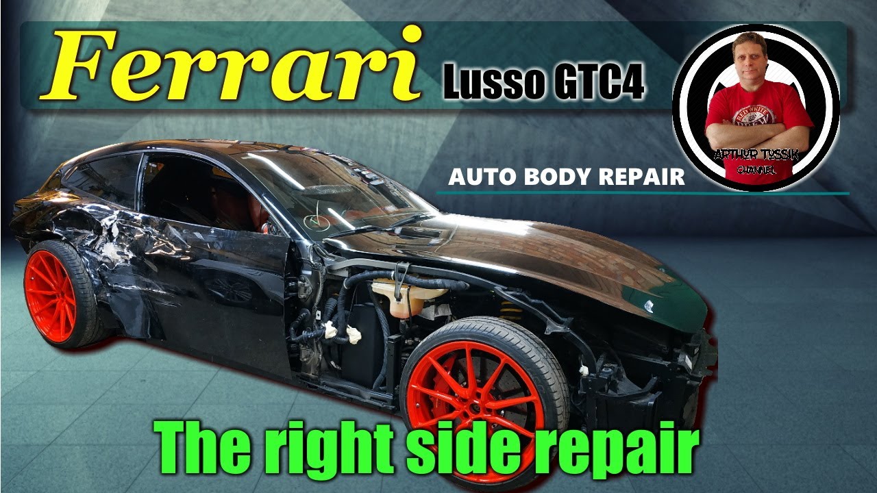 Ferrari Lusso GTC4. The body repair. Ремонт кузова.