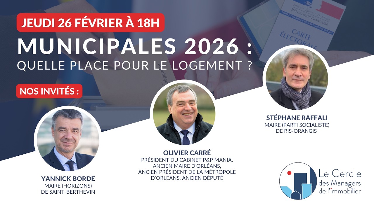 Municipales 2026 : quelle place pour le logement ?