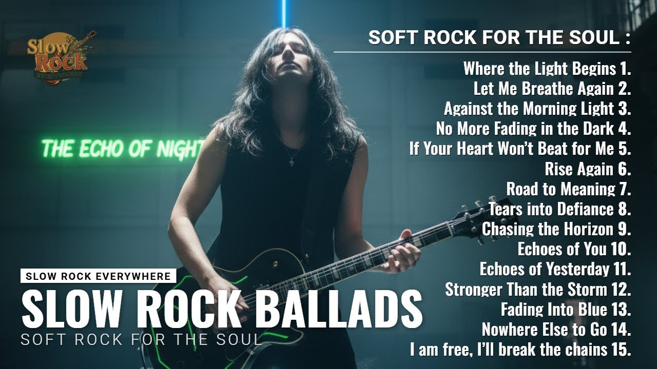 Emotional Slow Rock Ballads 🌙 Soft Rock Mix for Late Nights & Healing | Inspired by Avril Lavigne