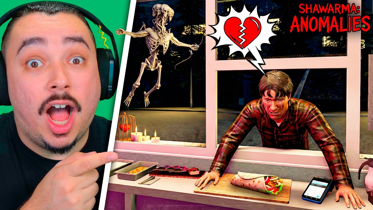 😱 NOVA ANOMALIA no EVENTO de VALENTINE’S!! | Scary Shawarma Kiosk - ROBLOX