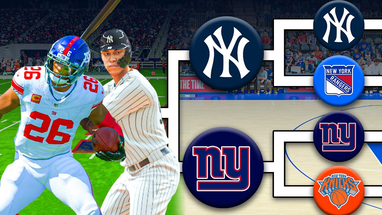 I Put EVERY New York Sports Team Into One Tournament!