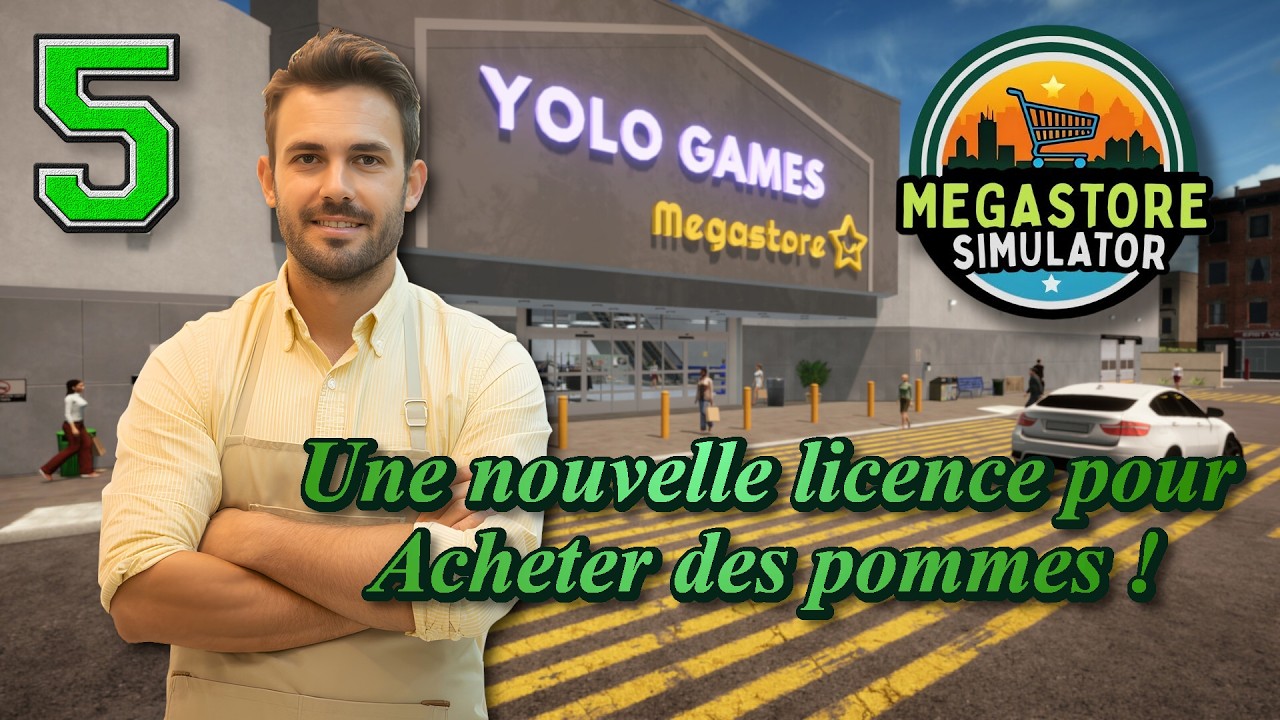 Mégastore Simulator ! nouvelle licence et on recrute un réassortisseur Épisode 5