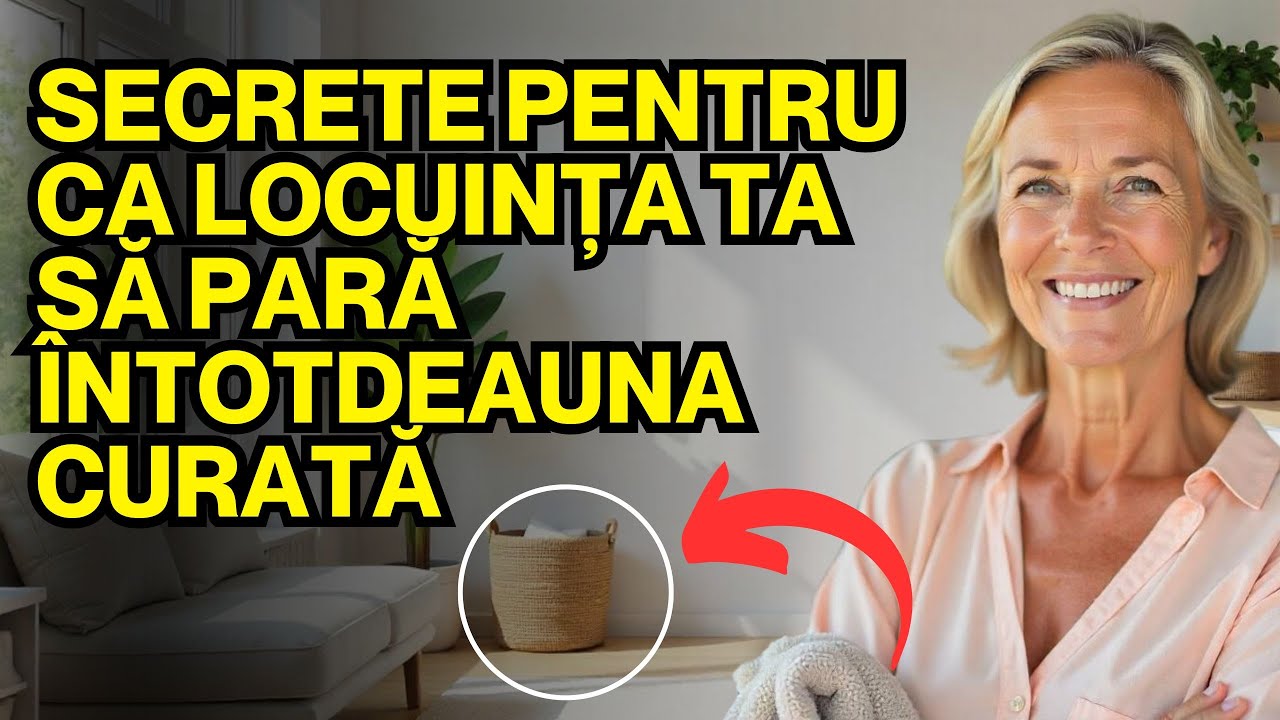 SECRETE PENTRU CA LOCUINȚA TA SĂ PARĂ ÎNTOTDEAUNA CURATĂ