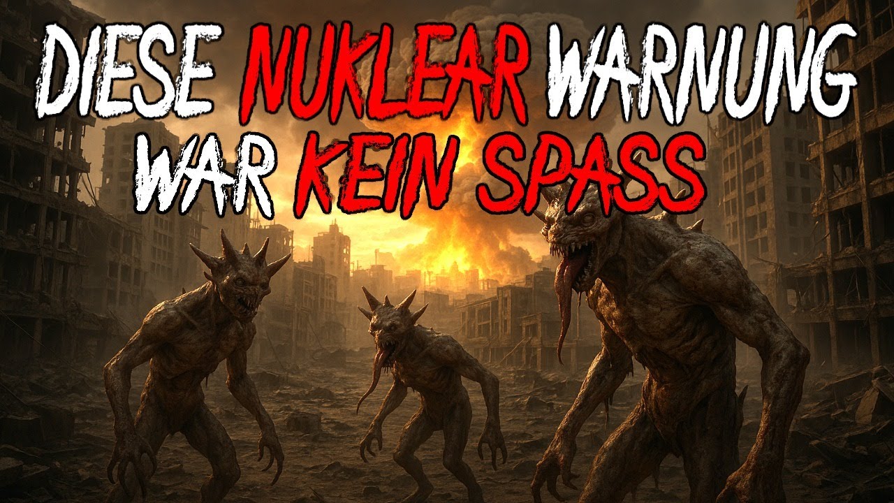 Diese Nuklear Warnung war kein SpaßㅣDas Gruselhörbuch