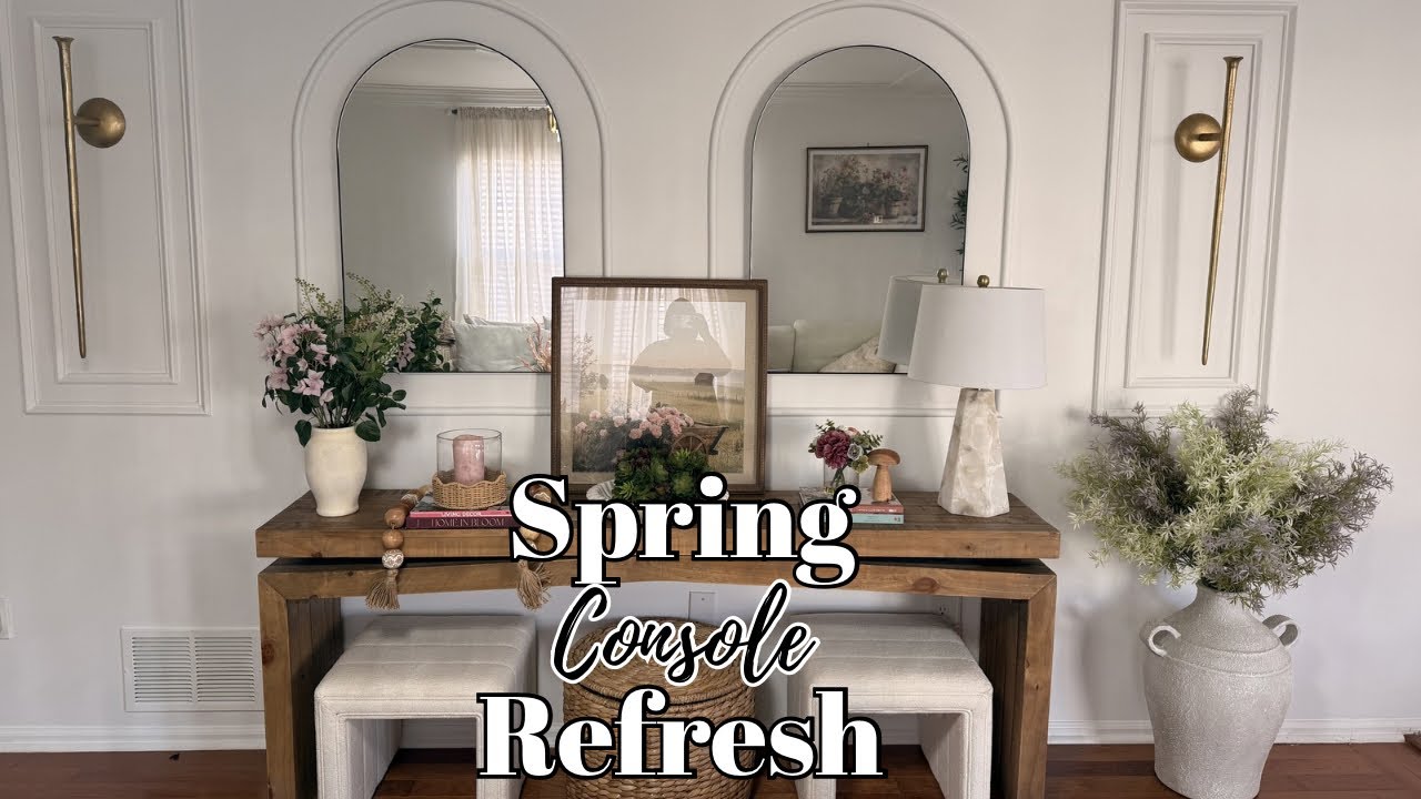 НОВЫЕ ИДЕИ ДЛЯ ВЕСЕННЕГО КОНСОЛЬНОГО СТОЛА 2025 ГОДА | ВЕСЕННИЙ ДЕКОР ВМЕСТЕ СО МНОЙ | Идеи оформ...