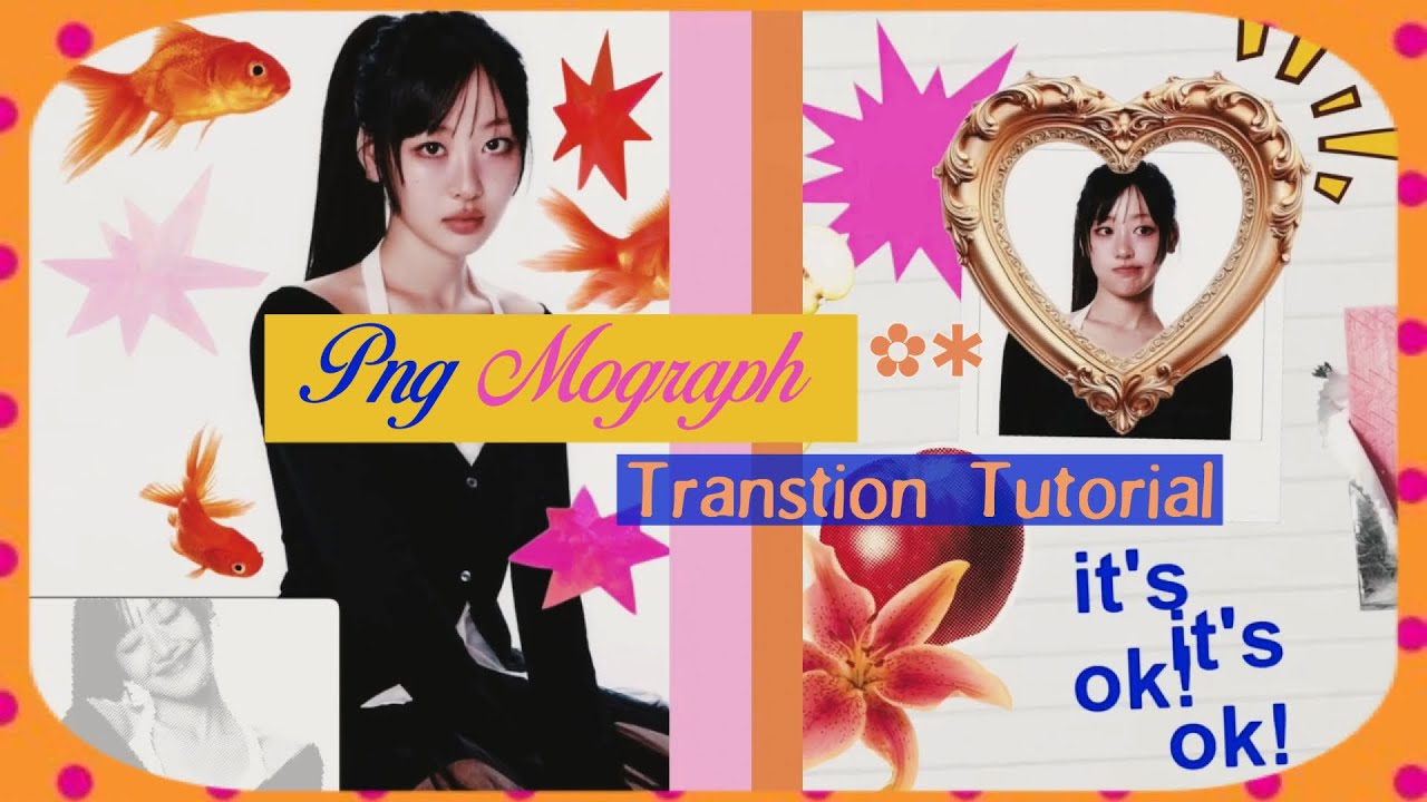 Beginner Friendly Cute PNG Mograph Transition Tutorial ⋆｡˚ ☁︎  #1 Alight Motion 