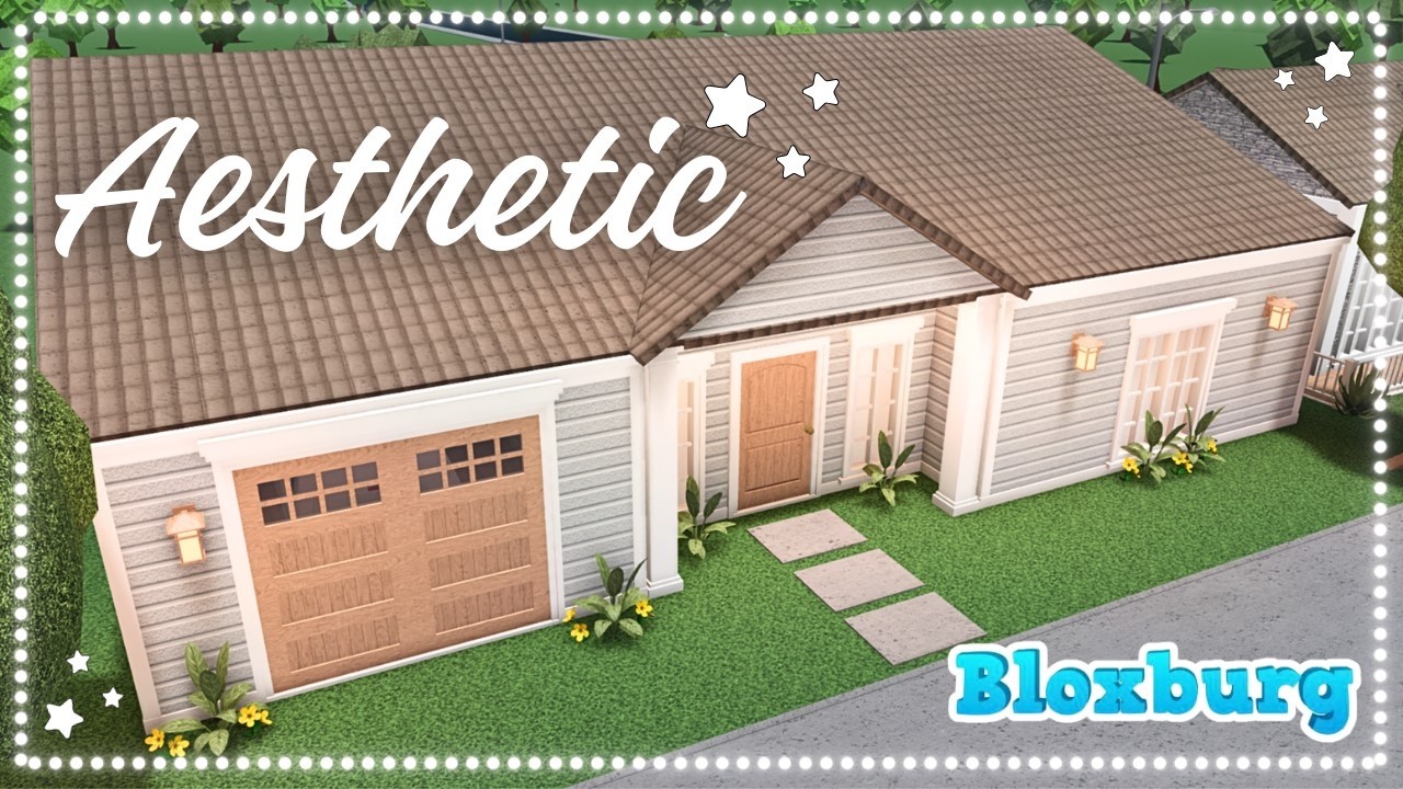 💖 Cómo construir CASA AESTHETIC *Fácil - Bloxburg Roblox