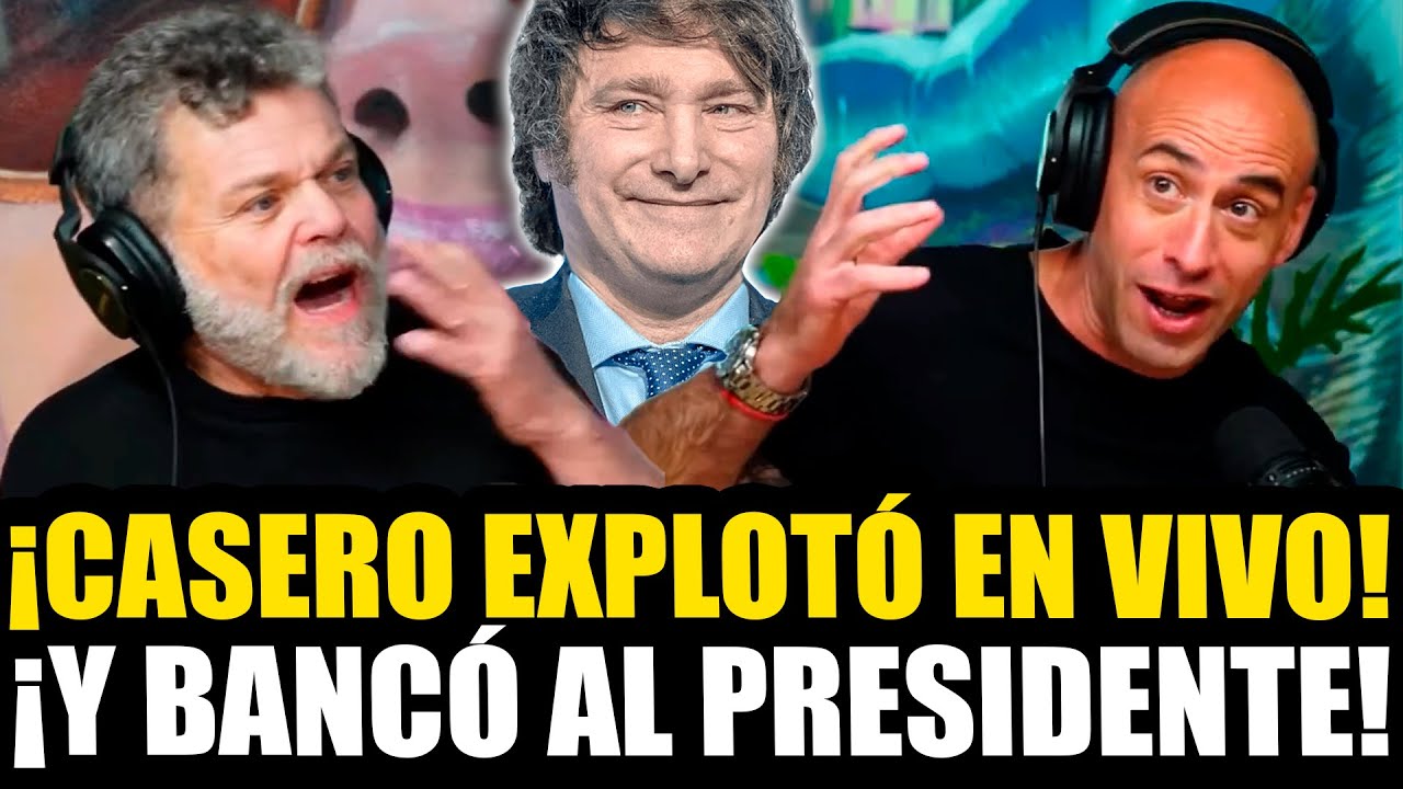 &iexcl;CASERO EXPLOT&Oacute; EN LO DE TREBUCQ Y BANC&Oacute; AL PRESIDENTE MILEI!
