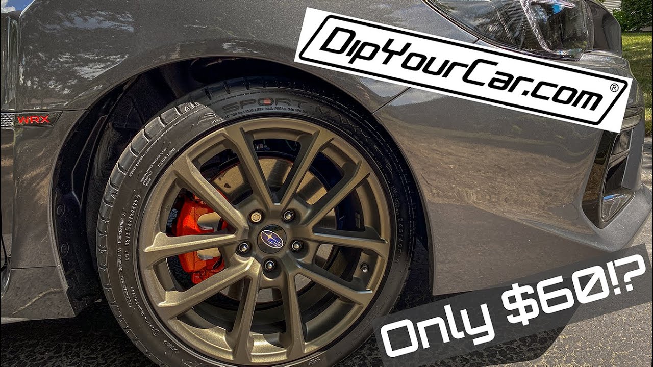 Change the Color of Your WHEELS & CALIPERS for $60!? - Subaru WRX 15+