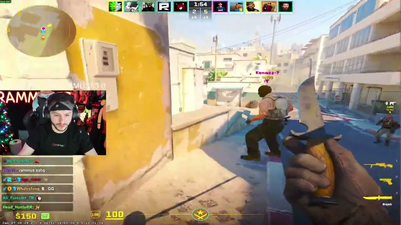 Rammus53 'Counter Strike 2' Oynuyor II Rammus Team Berk Rip Tepe'nin Ekibiyle Karşılaşıyor İlk Maç!!