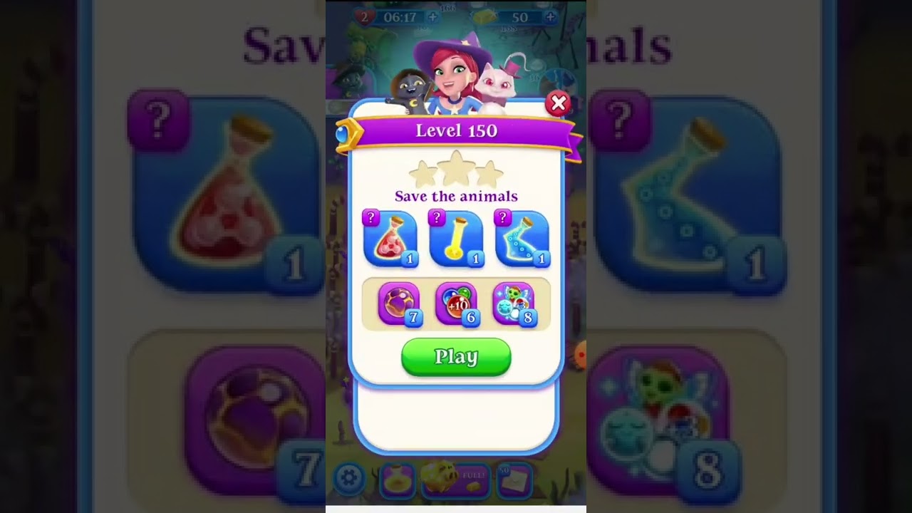 #bubblewitch2saga How to play Levels 149 and 150 | #bubble #js | #JS Gamer