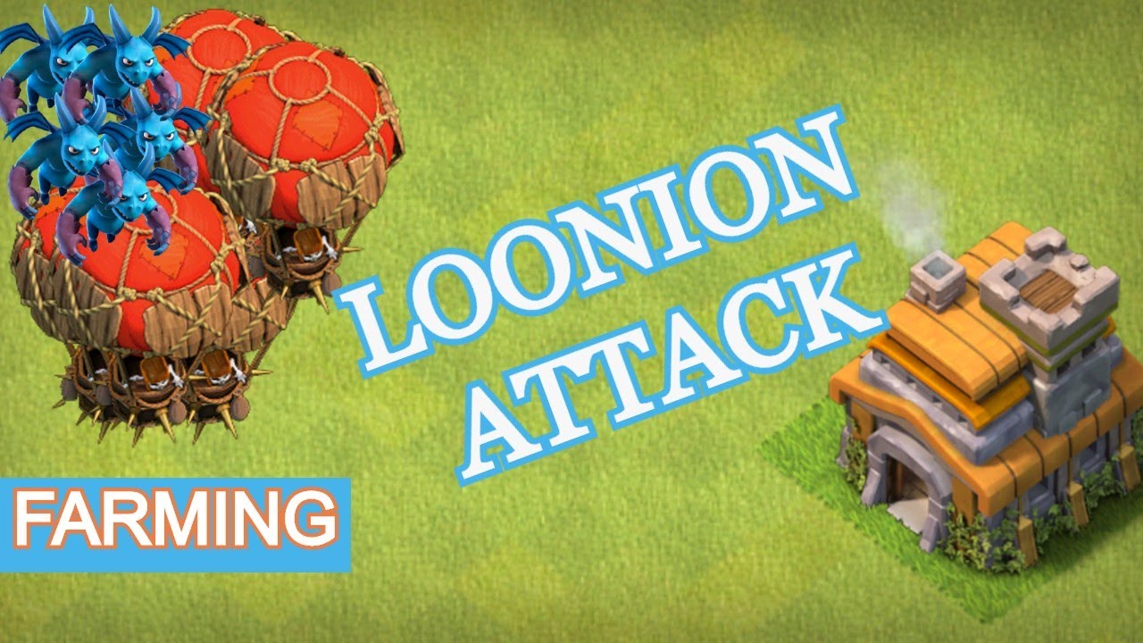 Th7 Farming Attack Strategy |  Th7 Loonion Attack | Th7 Loonion Farming | clash of clans
