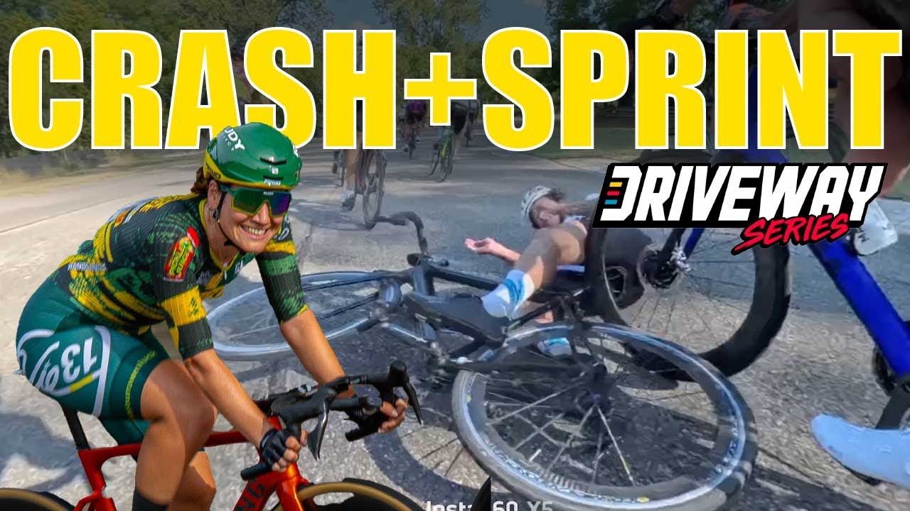 INSANE CRASH + Sprint Finish | Driveway Austin Crit | Full Race + Power Data