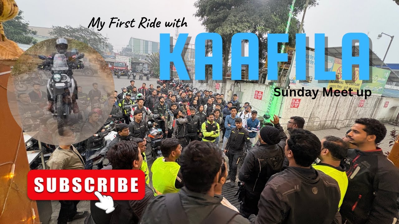 My First Ride with Kaafila Group | Sunday Ride Vibes Tansa Dam