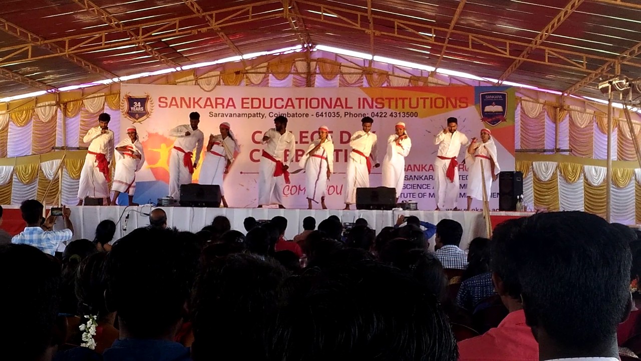 Annual Fest,Sankara college of science and commerce,Coimbatore,Badaga dance