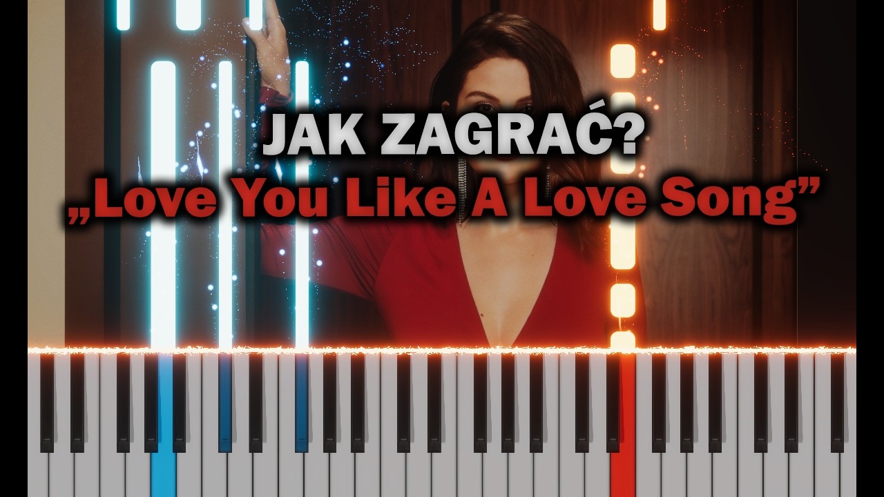 Selena Gomez & The Scene - Love You Like A Love Song 🎹 Piano Tutorial | Nuty | 🔥 ŁATWE 🔥