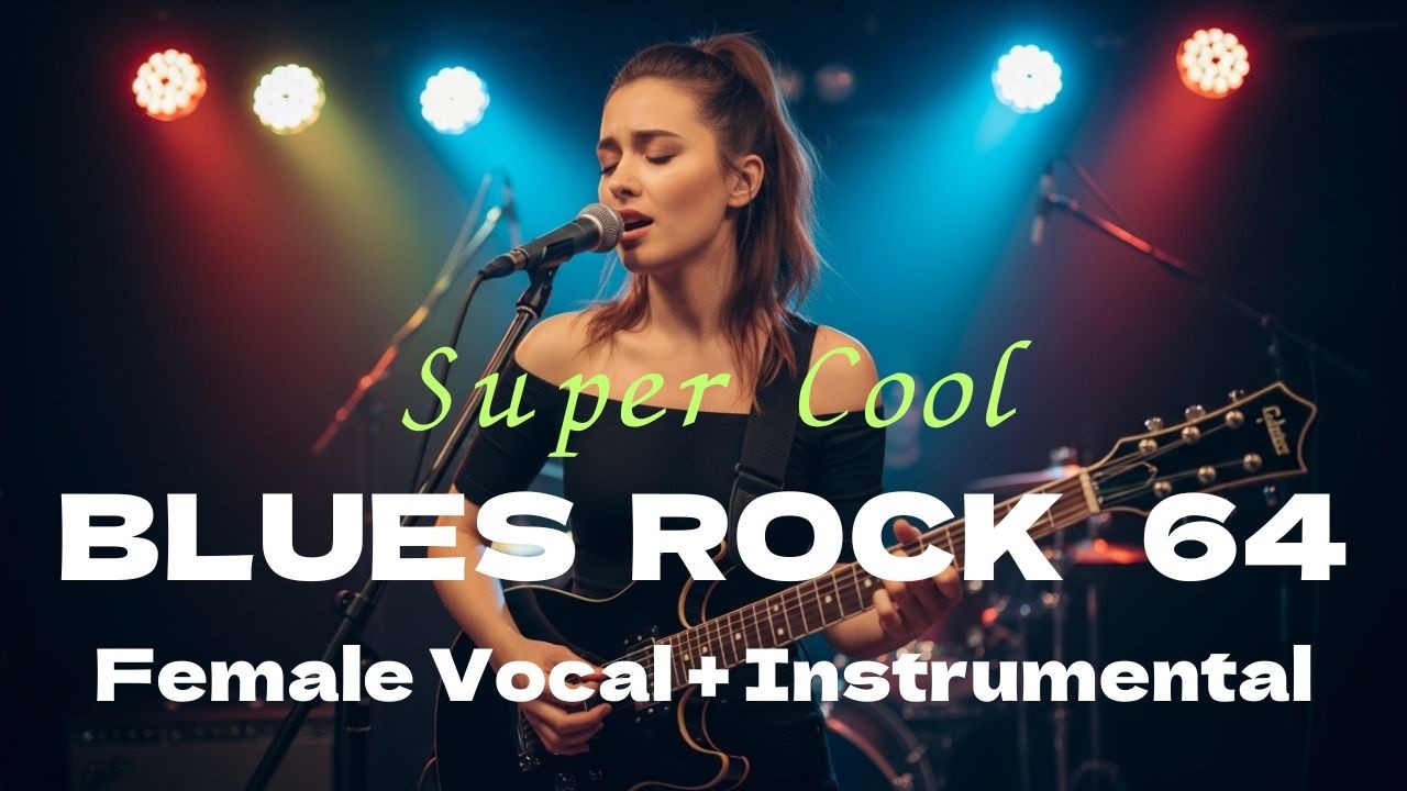Super Cool BLUES ROCK 64 by Female Vocal + Instrumental !!!